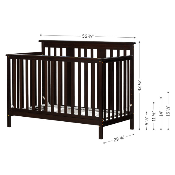 South Shore Little Smileys 2 in 1 Convertible Crib Reviews Wayfair